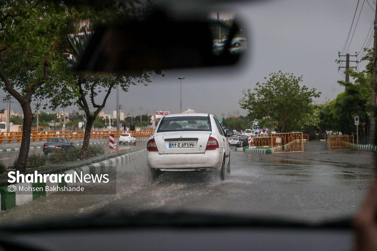 پیش&zwnj;بینی هواشناسی مشهد و خراسان امروز (پنجشنبه، ۶ فروردین ۱۴۰۵) | رگبار باران و رعدوبرق در استان تا شنبه