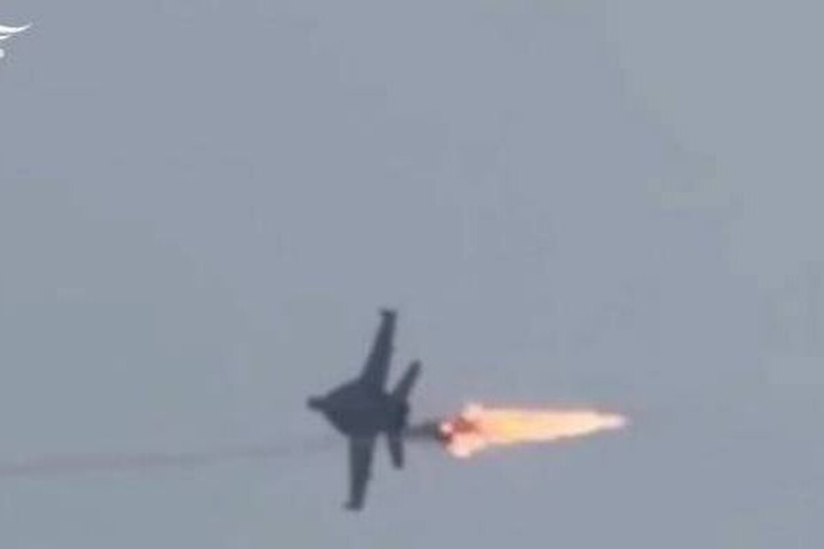 ویدئو | واضح&zwnj;ترین تصویر از اصابت موشک سپاه به جنگنده F/A-18 ارتش آمریکا