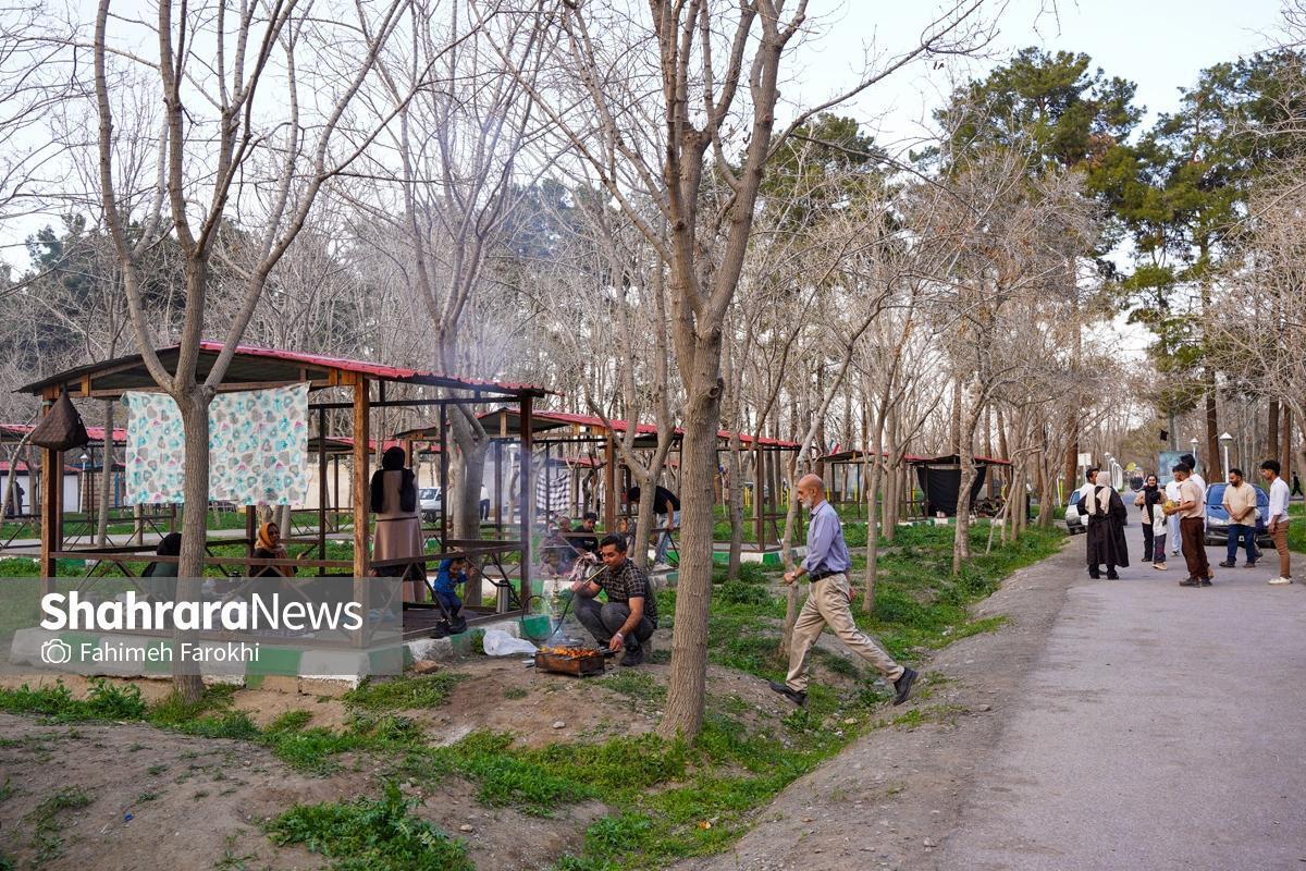 اسکان بیش از ۱۷ هزار زائر نوروزی در بوستان غدیر مشهد