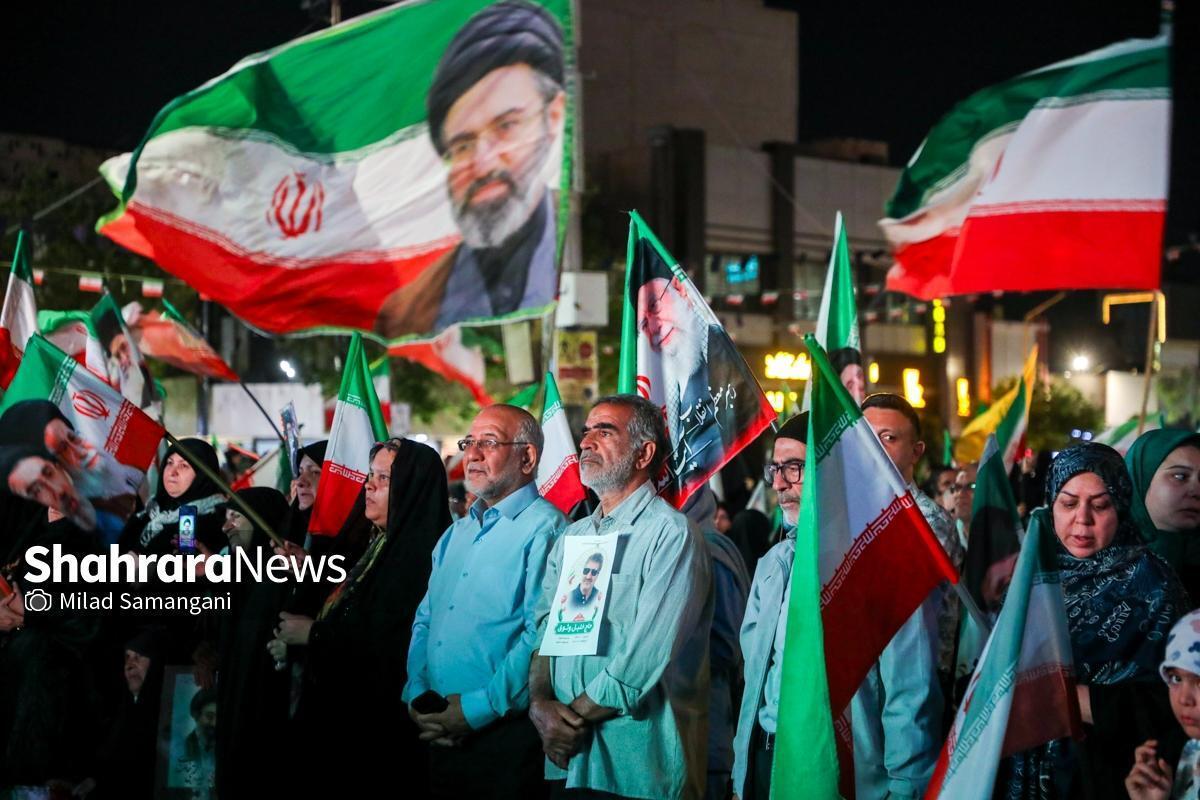 ویدئو | شصت&zwnj;ودومین شب حضور حماسی مردم مشهد در خیابان&zwnj;ها (۱۱ اردیبهشت ۱۴۰۵) | تداوم حضور در میدان