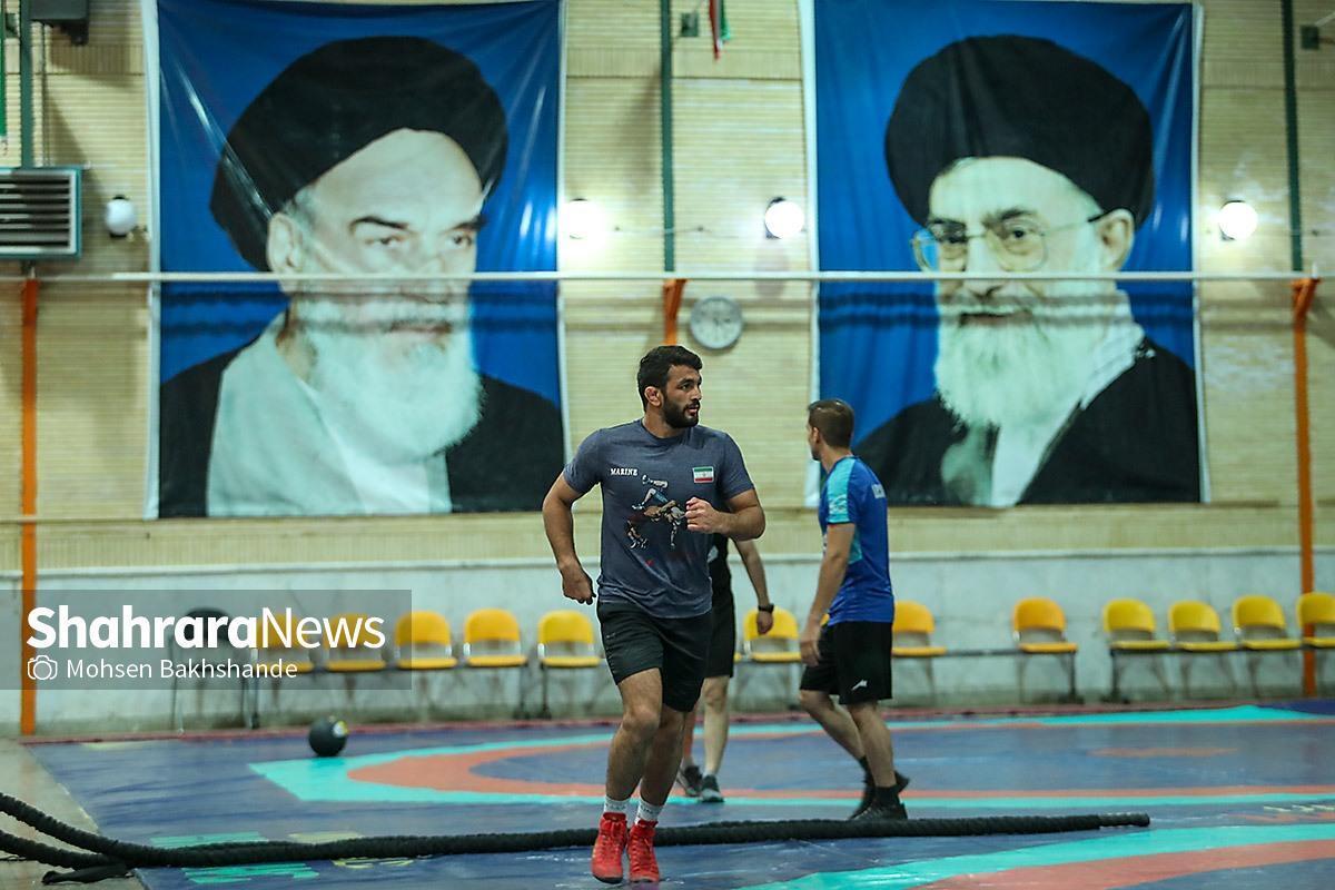 آذرپیرا و حسن یزدانی در کشتی انتخابی تیم ملی