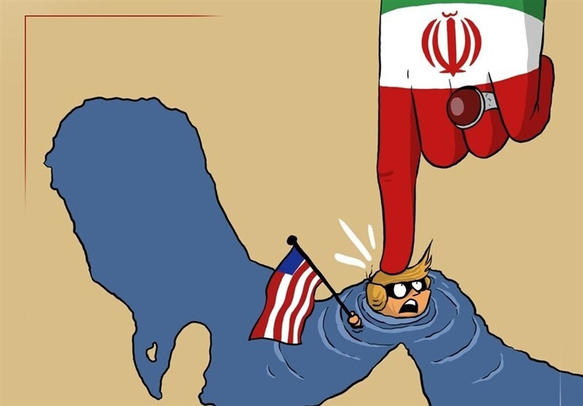 ترامپ در تنگه هرمز غرق شد! | کاریکاتور جدید کمال شرف