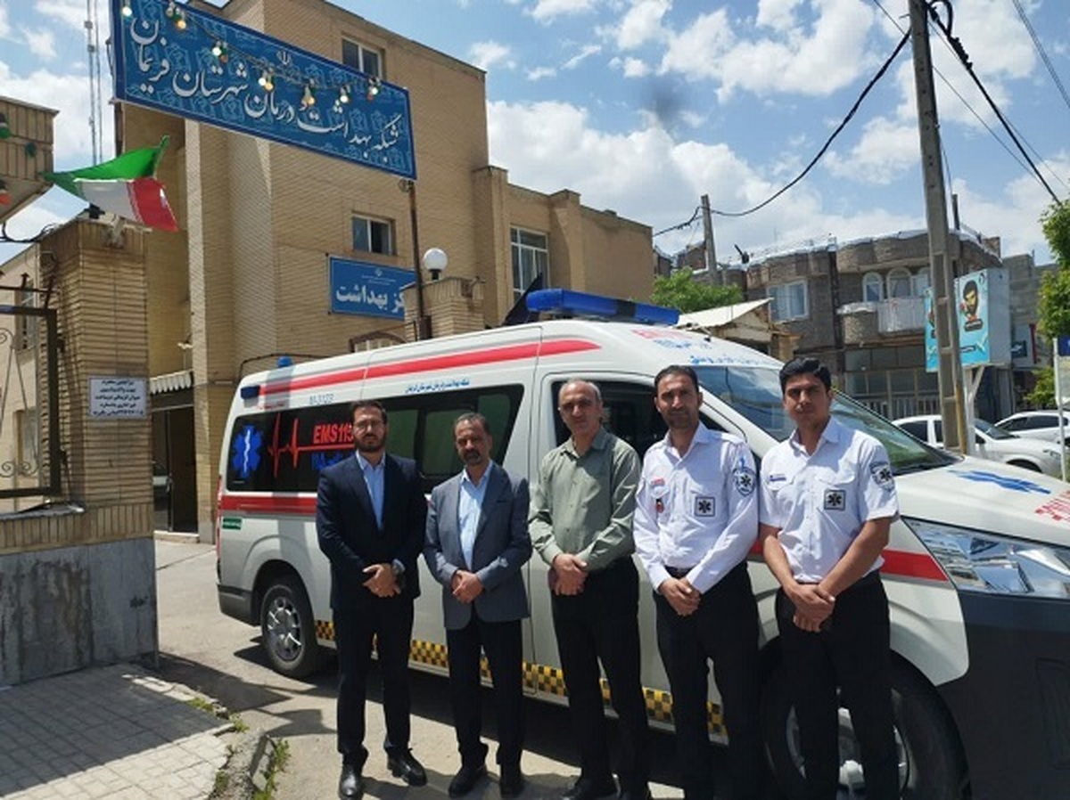 اختصاص آمبولانس جدید به مرکز فوریت&zwnj;های پزشکی ۱۱۵ شهرستان فریمان (۲۲ اردیبهشت ۱۴۰۵)