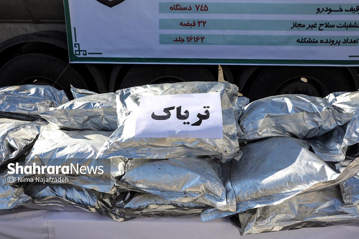 کشف ۱۶۸ کیلو تریاک از خودروی تریلر در خراسان رضوی (۲۸ اردیبهشت ۱۴۰۵)