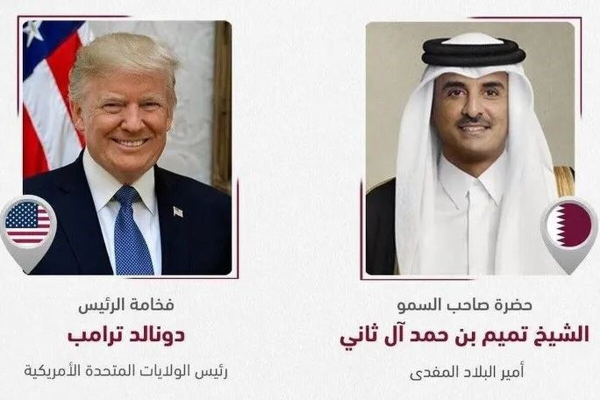 امیر قطر به ترامپ: دوحه آماده حمایت از میانجی&zwnj;گری برای پایان جنگ با ایران است