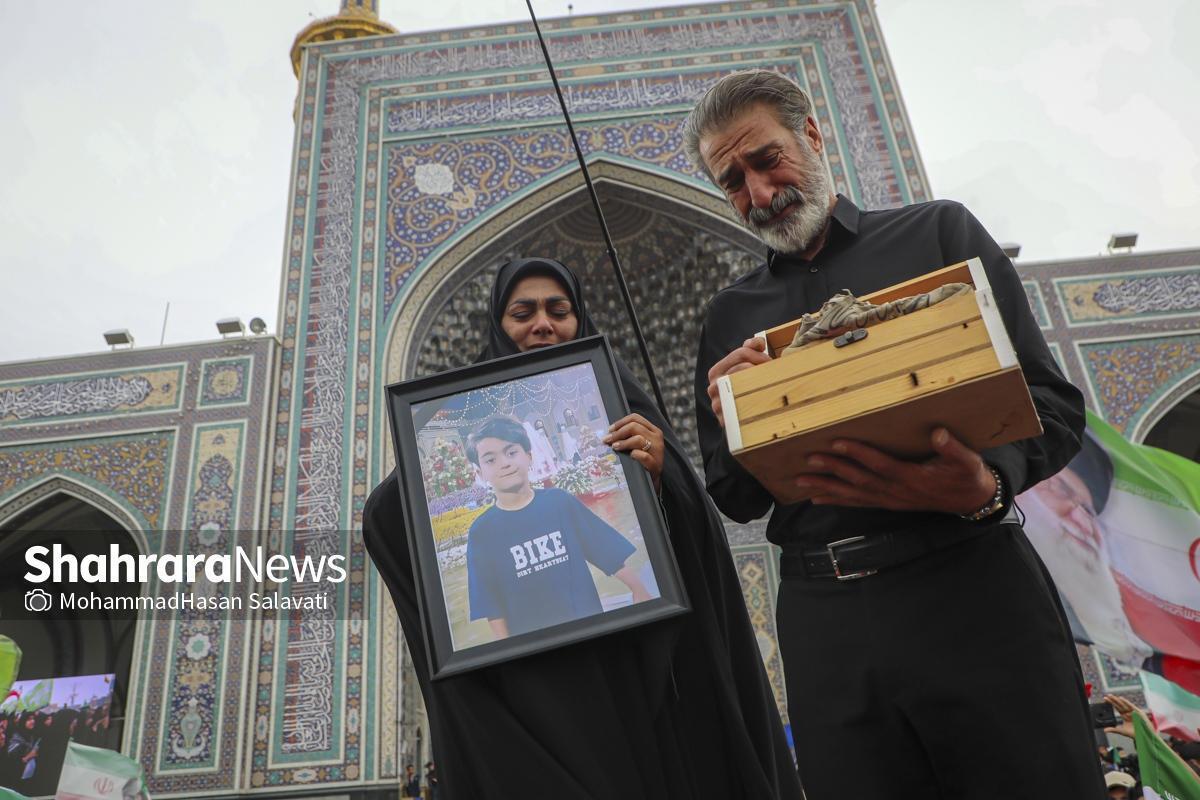 مادر ماکان نصیری: به داشتن عنوان &laquo;مادر شهید&raquo; افتخار می&zwnj;کنم + فیلم
