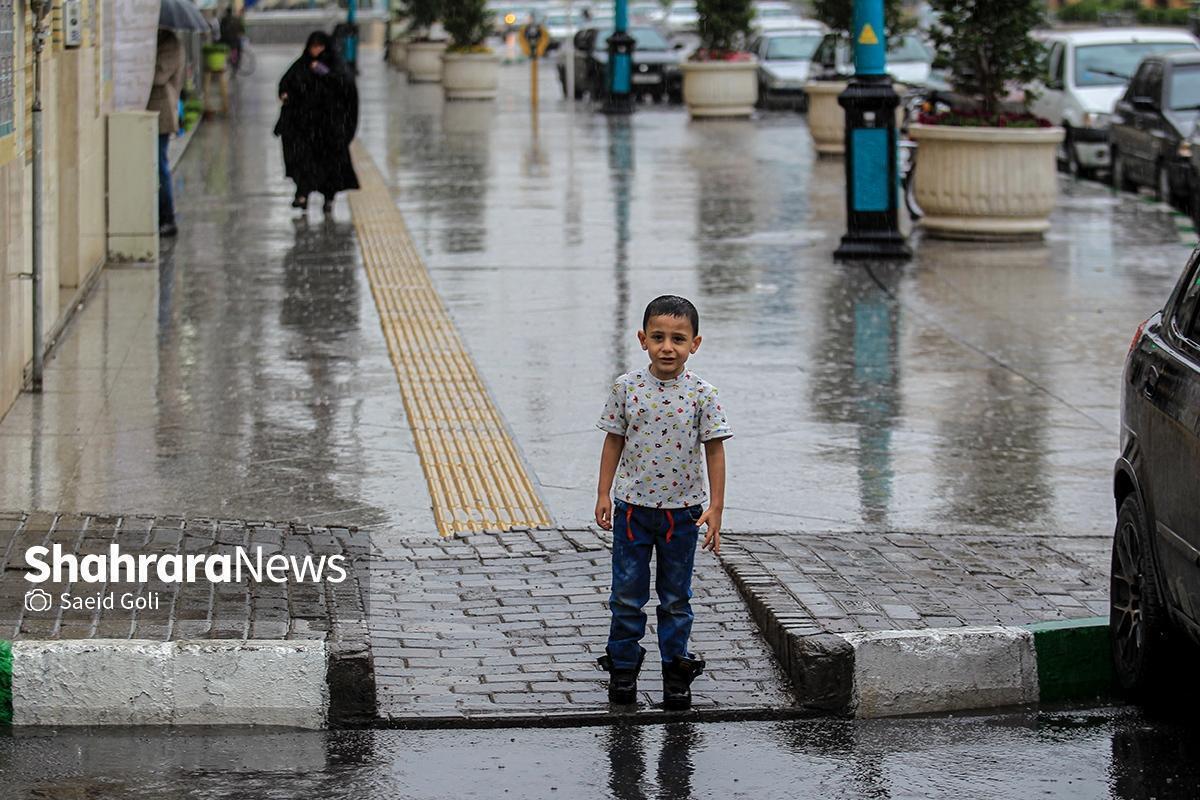 پیش&zwnj;بینی هواشناسی مشهد و خراسان رضوی امروز (دوشنبه، ۱۱ خرداد ۱۴۰۵) | رگبار باران و رعدوبرق در برخی نقاط مشهد