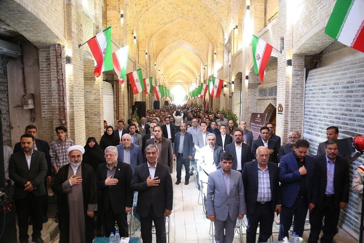 بازگشایی مسیر تشرف به حرم رضوی با احیای بازار تاریخی فرش مشهد + فیلم