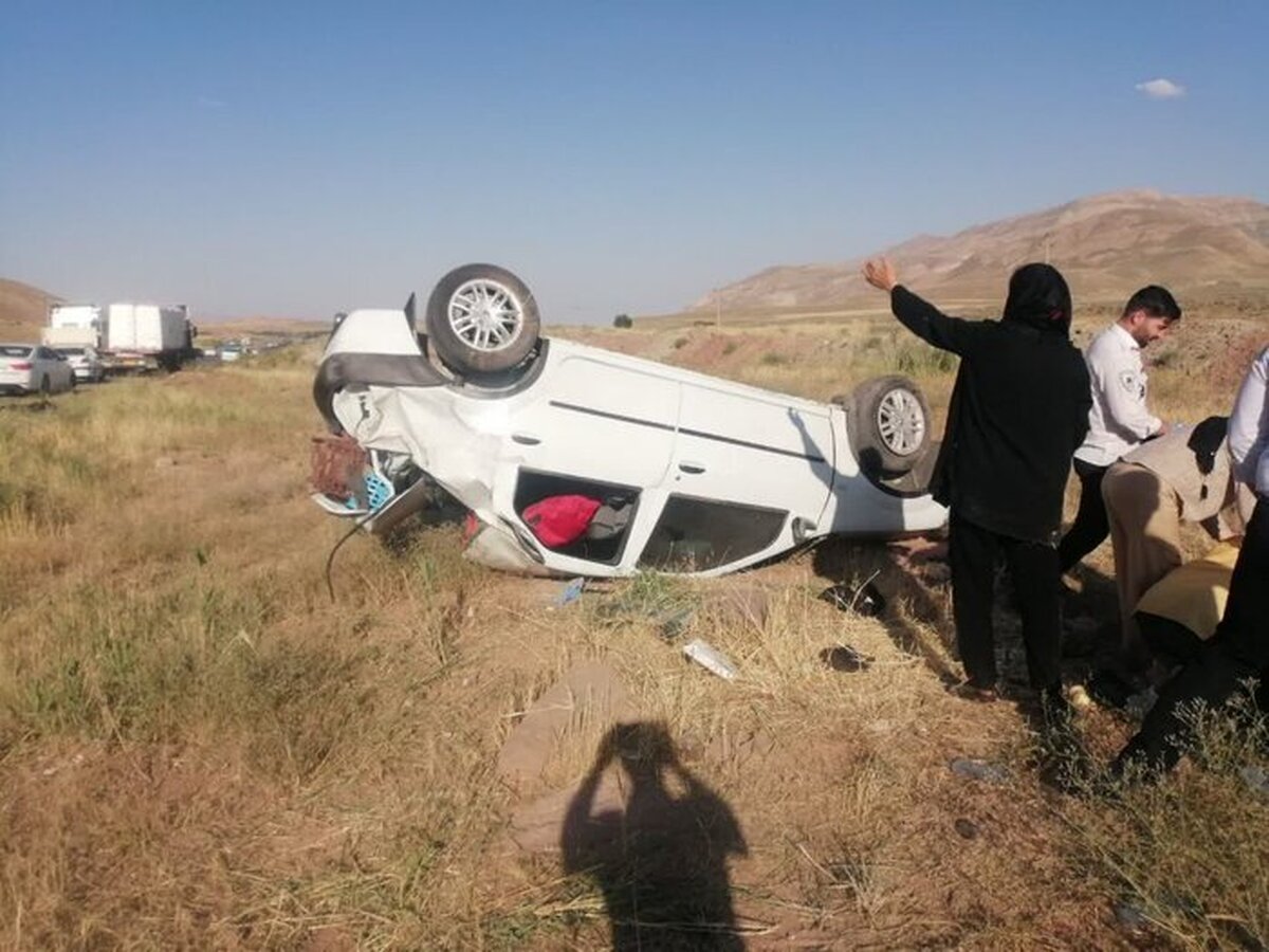 واژگونی خودرو در اتوبان همدان-ساوه یک کشته و سه مصدوم برجای گذاشت (۲۰ خرداد ۱۴۰۵)