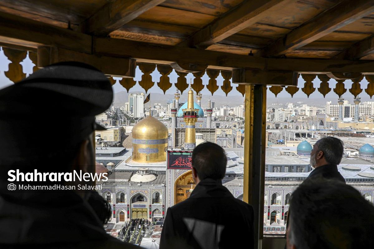 گزارش تصویری | آیین سنتی «صلا» همزمان با اولین روز ماه محرم در حرم مطهر رضوی