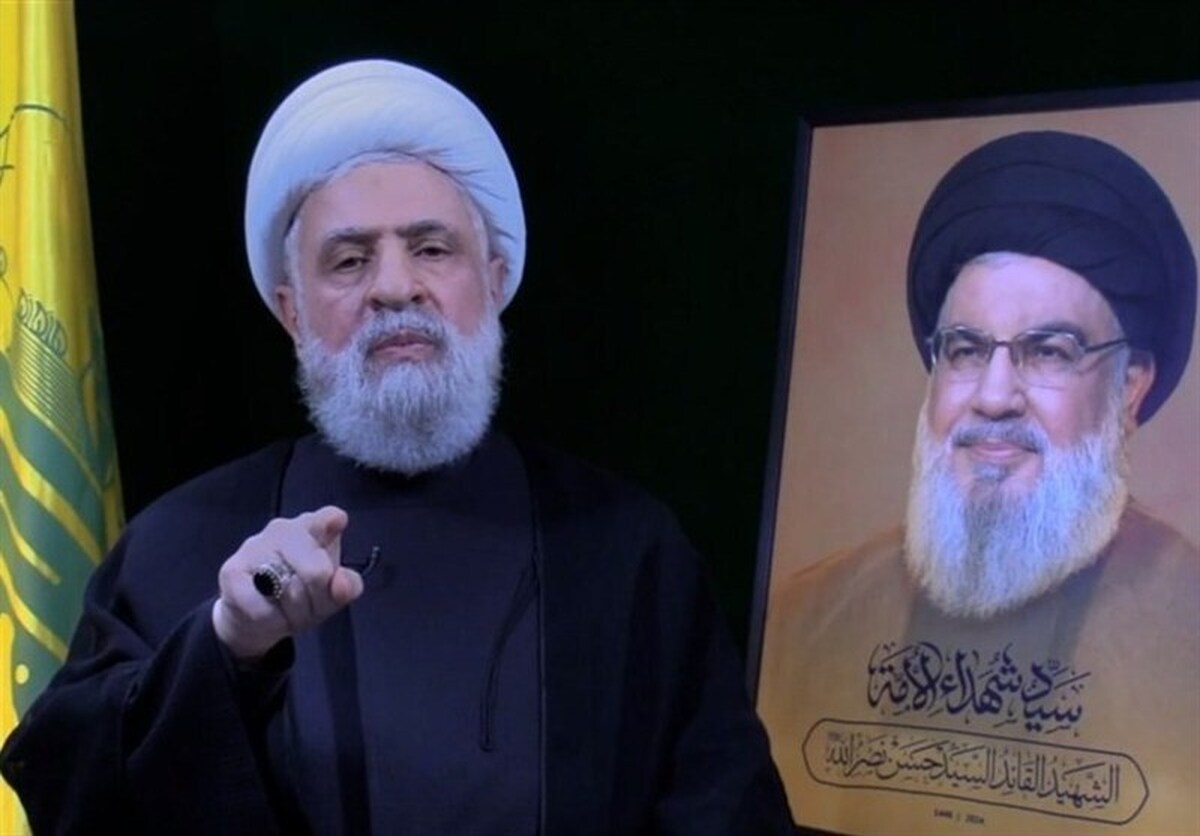 شیخ نعیم قاسم: هیچ منطقه زرد یا قرمزی در کار نیست؛ اسرائیل باید برود