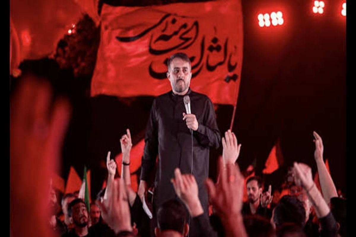 استقبال هیئت عزاداری محمدحسین پویانفر از خواننده بحرینی &laquo;سلام فرمانده&raquo; + فیلم