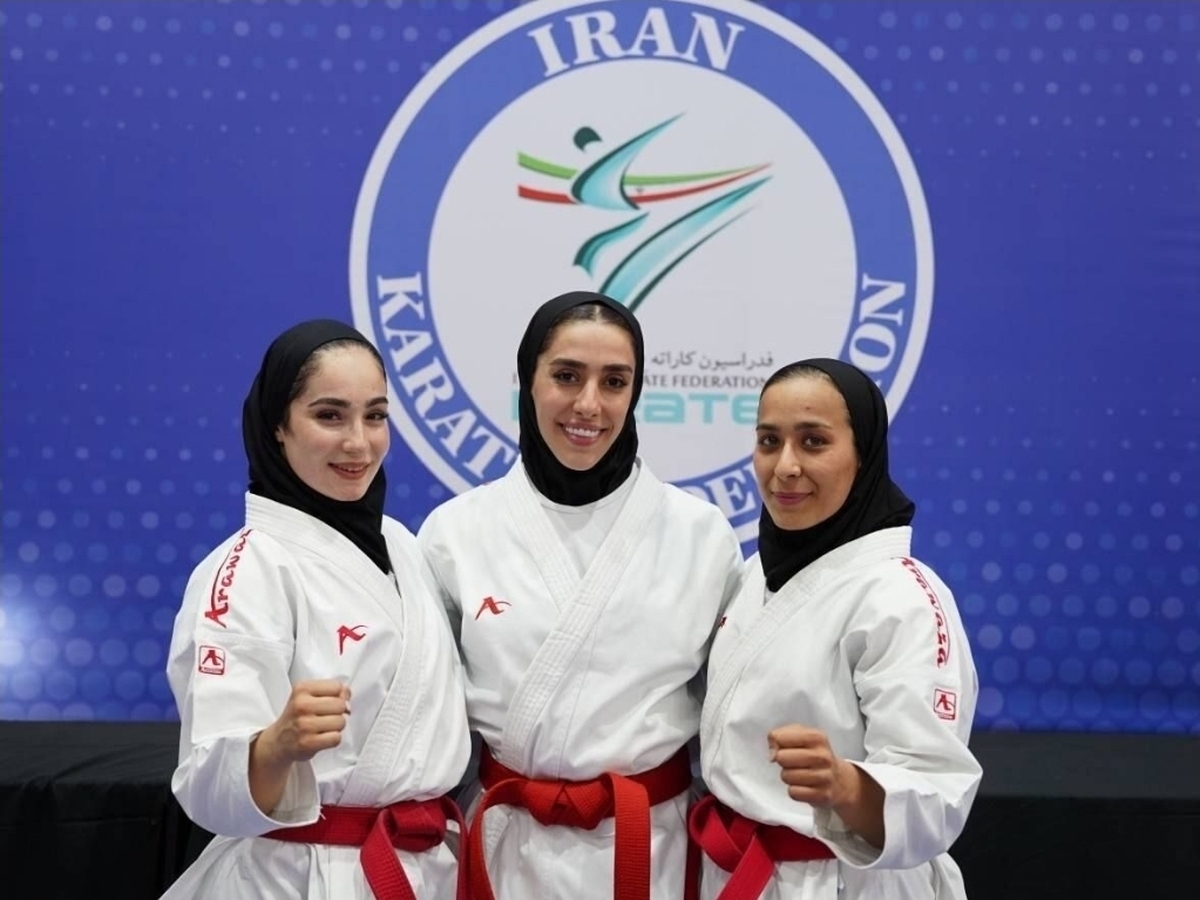 کسب مدال برنز کاتای تیم بانوان ایران در دومین روز رقابت&zwnj;های کاراته قهرمانی آسیا