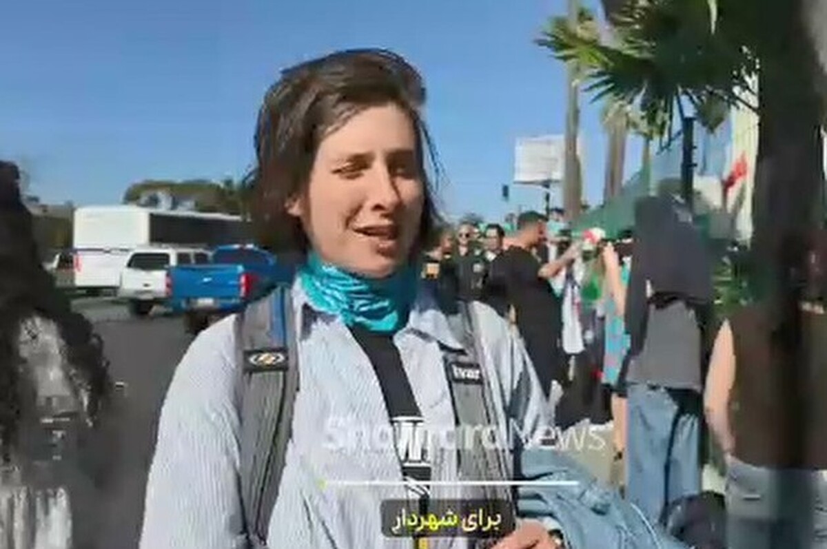 ویدئو | حمایت هوادار آمریکایی تیم ملی فوتبال ایران با صدای بلند
