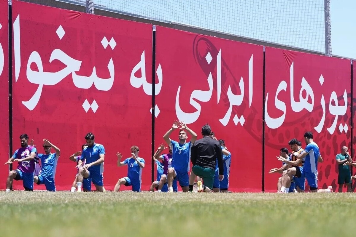آخرین جلسه تمرینی تیم ملی در مکزیک پیش از دیدار با بلژیک برگزار شد