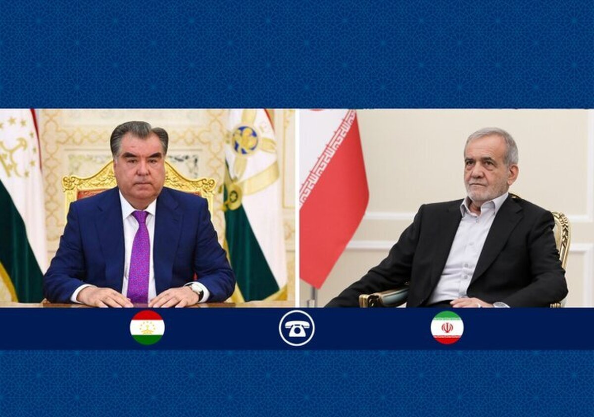 قدردانی پزشکیان از ابراز همدردی رئیس&zwnj;جمهور تاجیکستان در پی شهادت رهبر شهید
