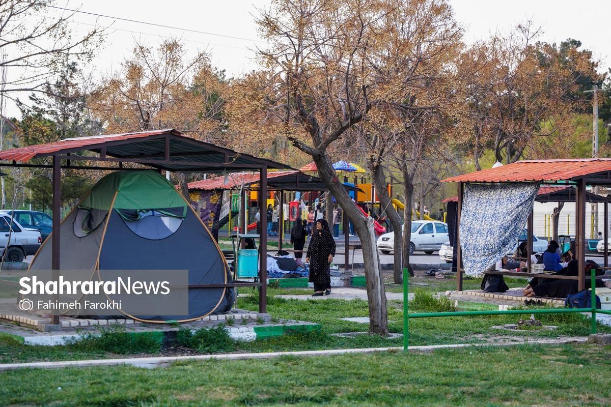 آماده&zwnj;سازی ۱۶ مرکز اسکان موقت در پارک&zwnj;ها توسط سازمان پارک&zwnj;ها و فضای سبز شهرداری مشهد