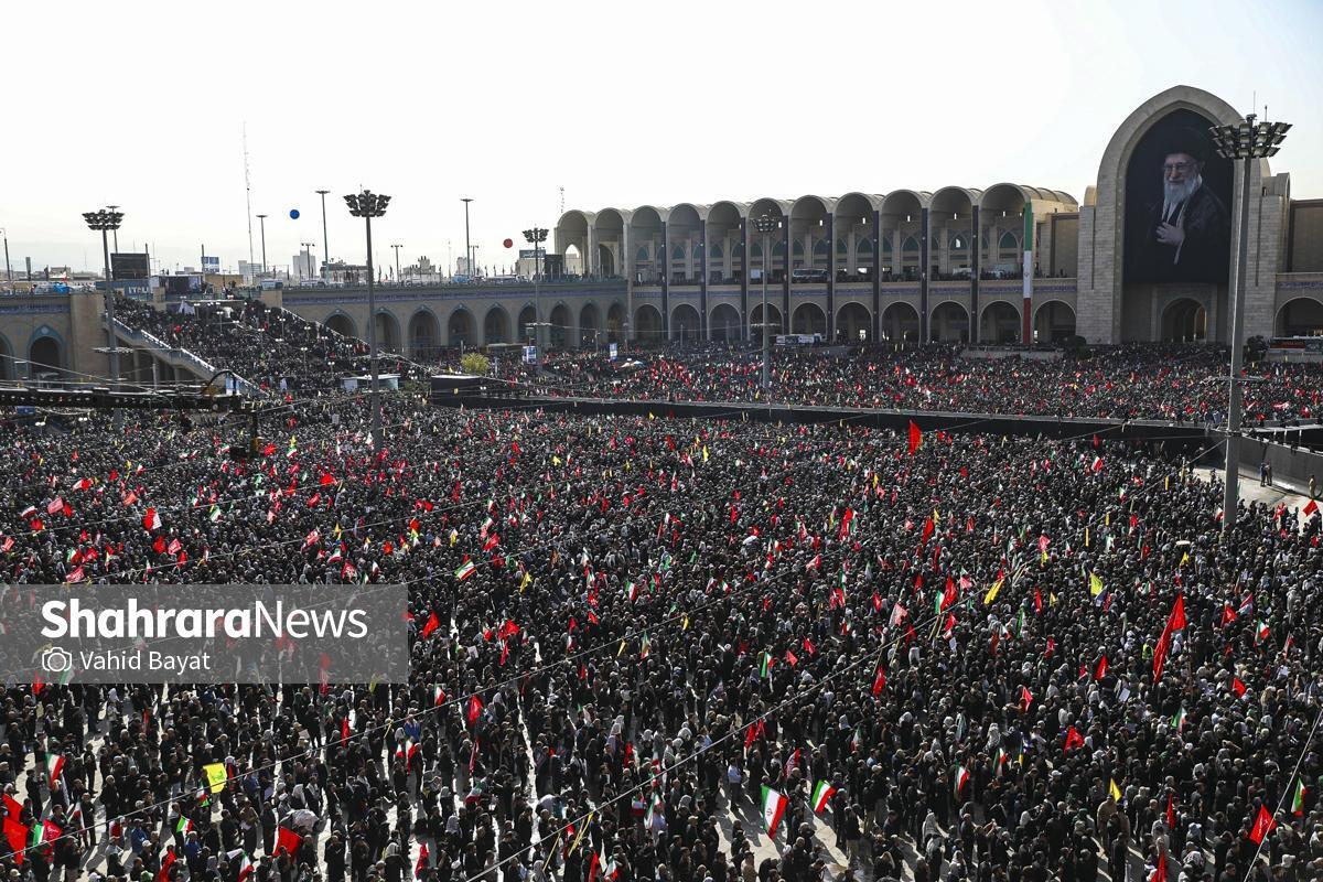 ویدئو | وداع با آقای شهید ایران در مصلی تهران
