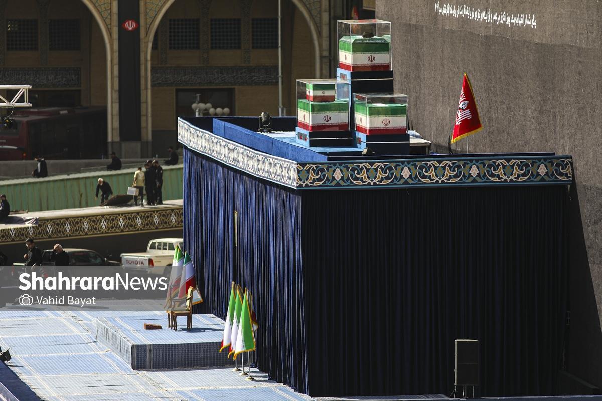 وداع آخر | گزارش لحظه به لحظه از دومین روز وداع با رهبر شهید ایران در تهران (۱۴ تیر ۱۴۰۵) + فیلم و تصاویر