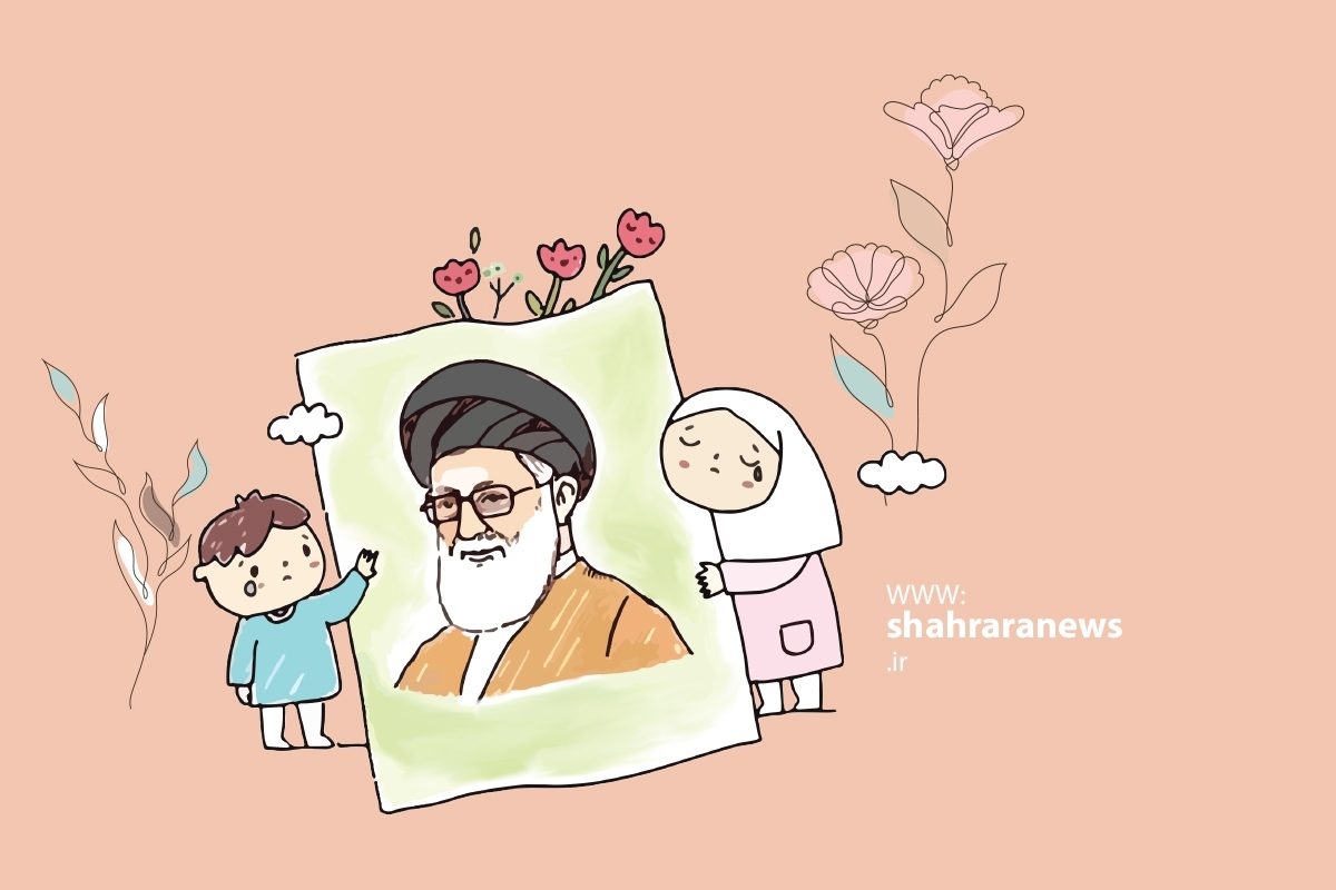 یادداشت کودک درباره وداع با رهبر شهید | زنده‌تر از تو کسی نیست