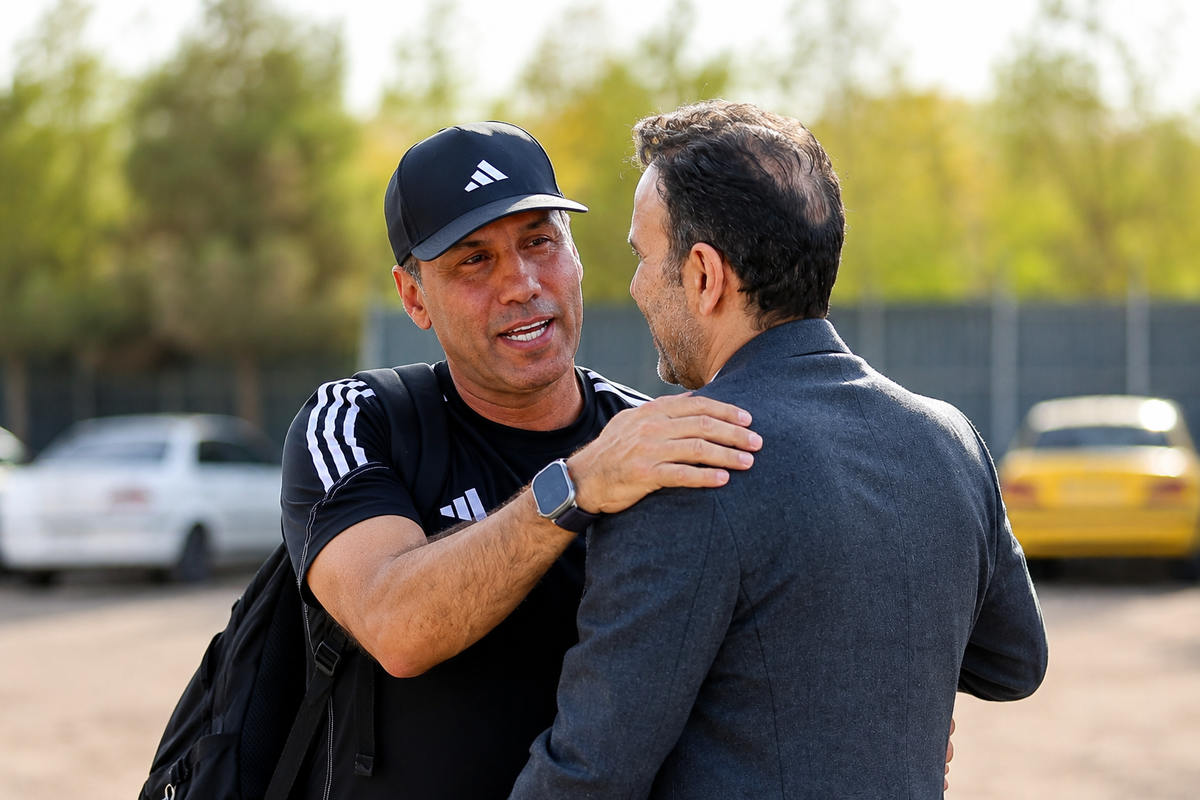 تارتار برای نخستین بار در تمرین پرسپولیس حاضر شد + عکس
