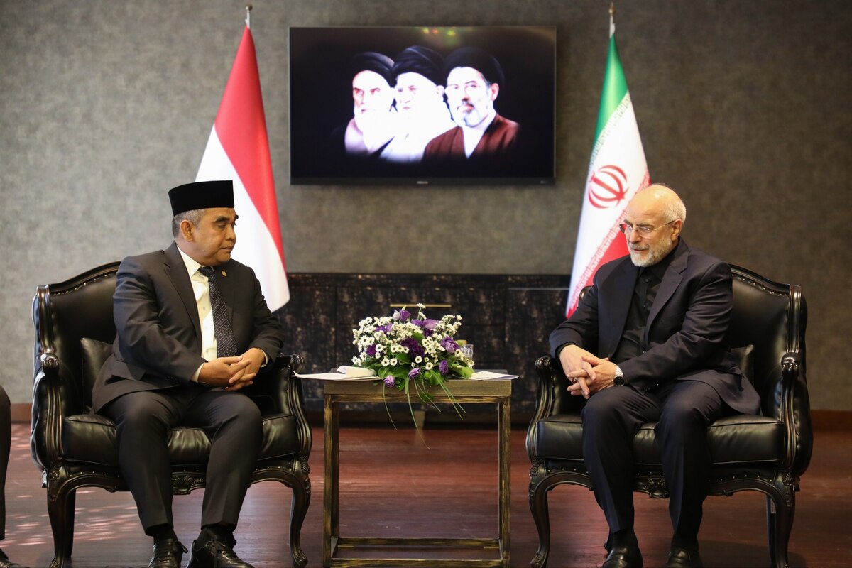 رئیس مجلس در دیدار رئیس مجلس خلق اندونزی: کسی می‌تواند با آمریکا مذاکره کند که آماده جنگ باشد