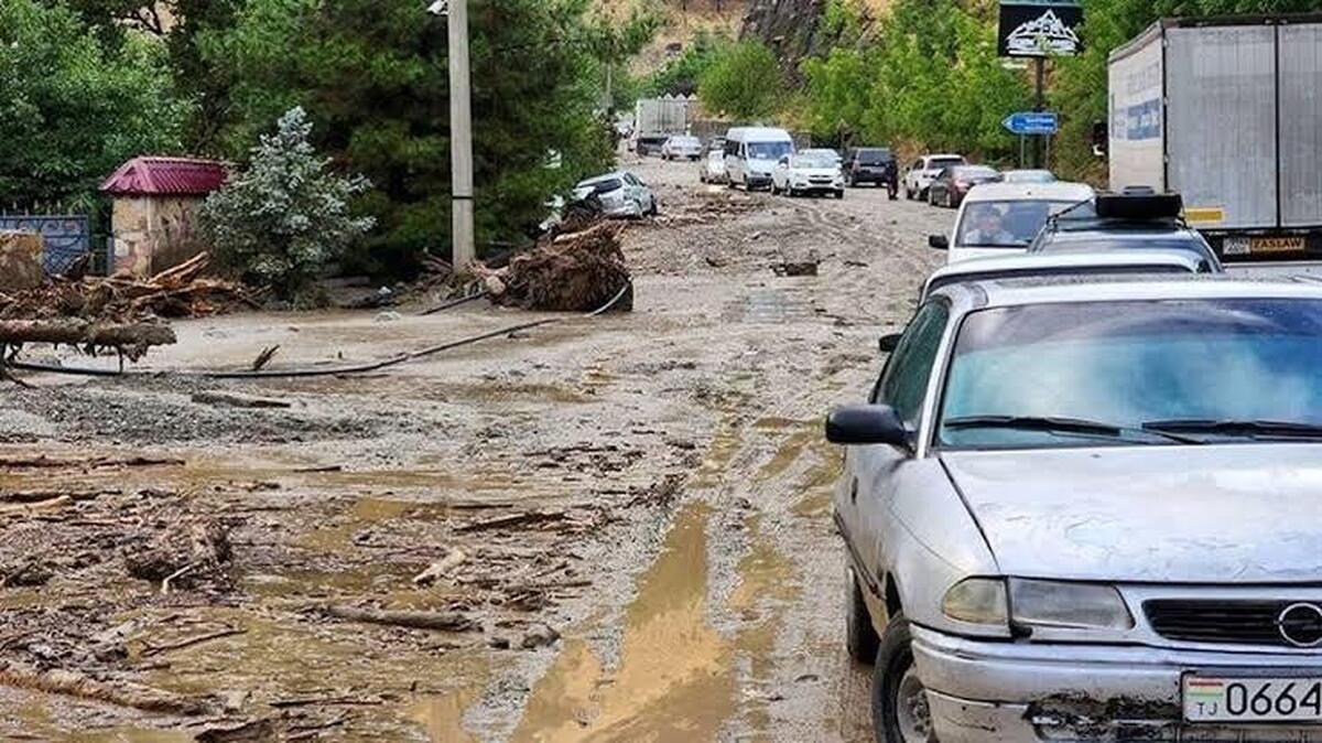 ویدیو| سیل ویرانگر در تاجیکستان