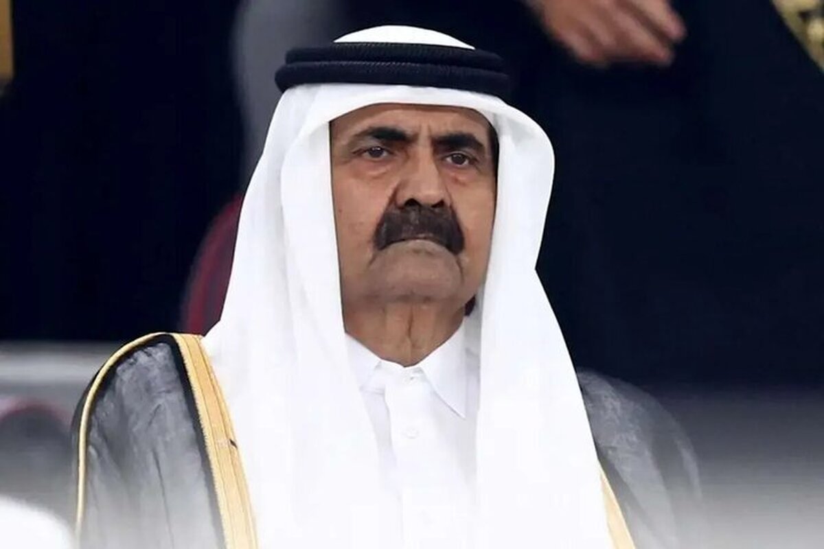 تدفین امیر سابق قطر + فیلم