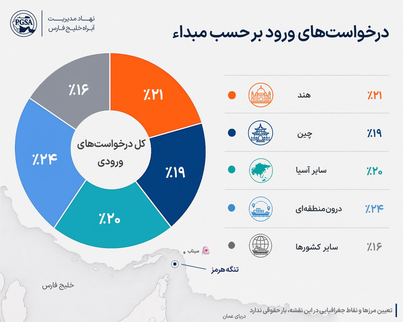 نهاد مدیریت آبراه خلیج فارس: ۲۰۰ شناور غیرایرانی قبل از تنش‌آفرینی آمریکا از تنگه هرمز عبور کردند