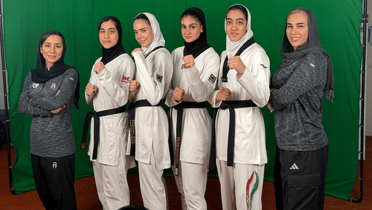 کسب مقام سوم مسابقات تیمی جام جهانی تکواندو توسط تیم ملی بانوان ایران