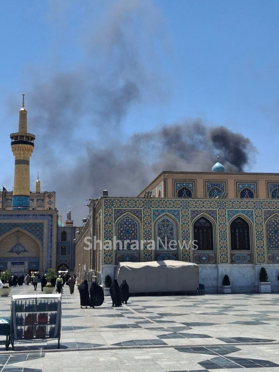 آتش سوزی در کارگاه ساختمانی در حرم امام رضا(ع) | آتش به سرعت مهار شد + فیلم و عکس (۲۵ تیر ۱۴۰۵) آتش سوزی در کارگاه ساختمانی در حرم امام رضا(ع) | آتش به سرعت مهار شد + فیلم و عکس (۲۵ تیر ۱۴۰۵)