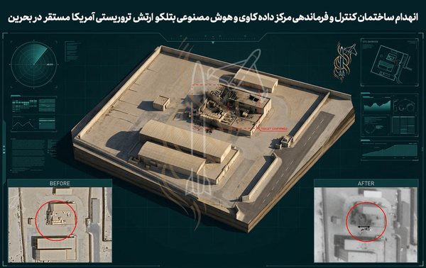انهدام ساختمان کنترل و فرماندهی مرکز هوش مصنوعی بتلکو آمریکا + تصویر انهدام ساختمان کنترل و فرماندهی مرکز هوش مصنوعی بتلکو آمریکا + تصویر