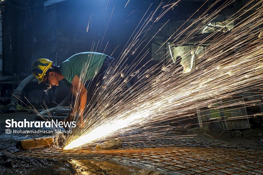 گزارش تصویری | مراحل پایانی ساخت ایستگاه بسیج در خط ۳ قطارشهری مشهد