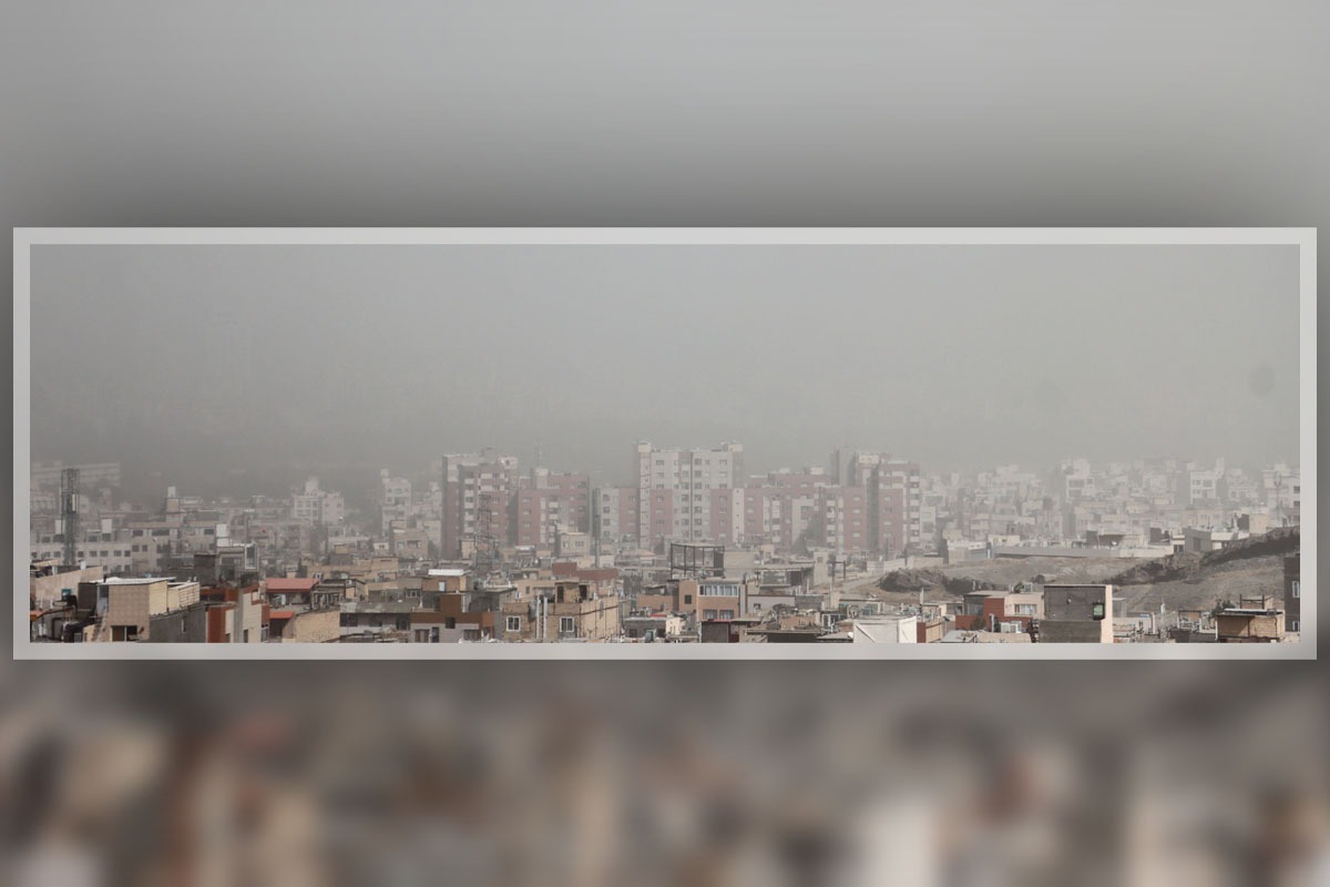 آسمان مشهد باز هم در حصار آلودگی و گردوغبار