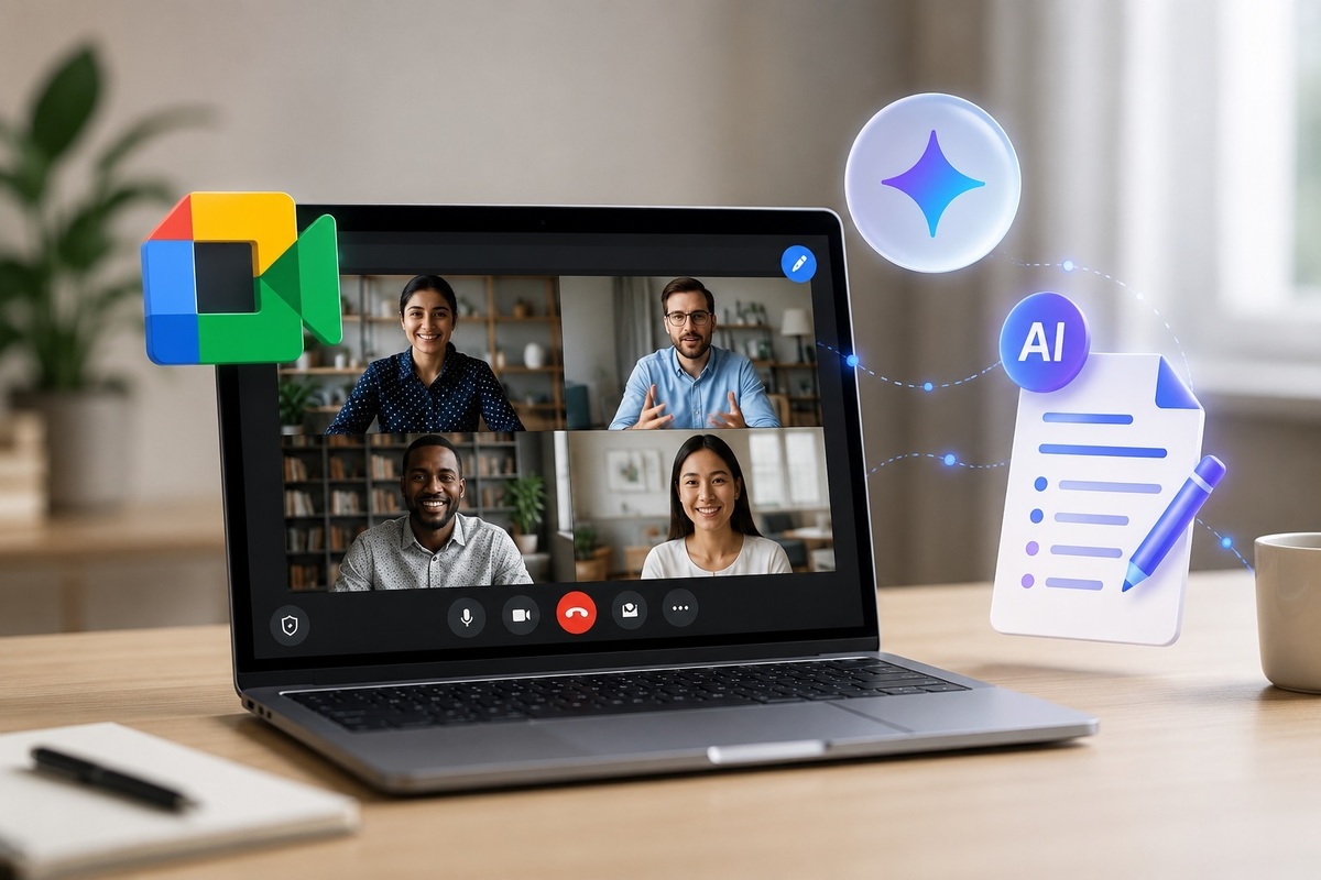 Google Meet با هوش مصنوعی Gemini از جلسات آنلاین خلاصه تهیه می&zwnj;کند + نحوه فعال&zwnj;سازی
