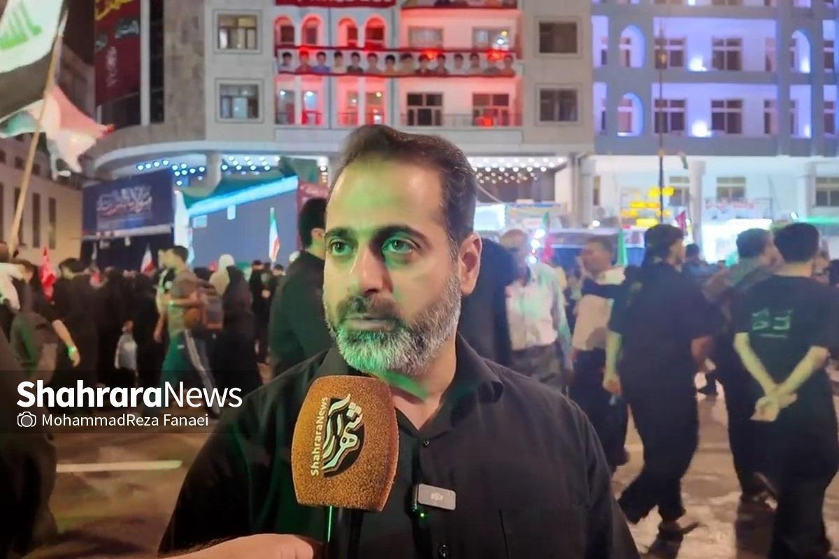 رئیس کمیسیون برنامه و بودجه شورای شهر مشهد: راهپیمایی اربعین یک رویداد فرهنگی است + فیلم