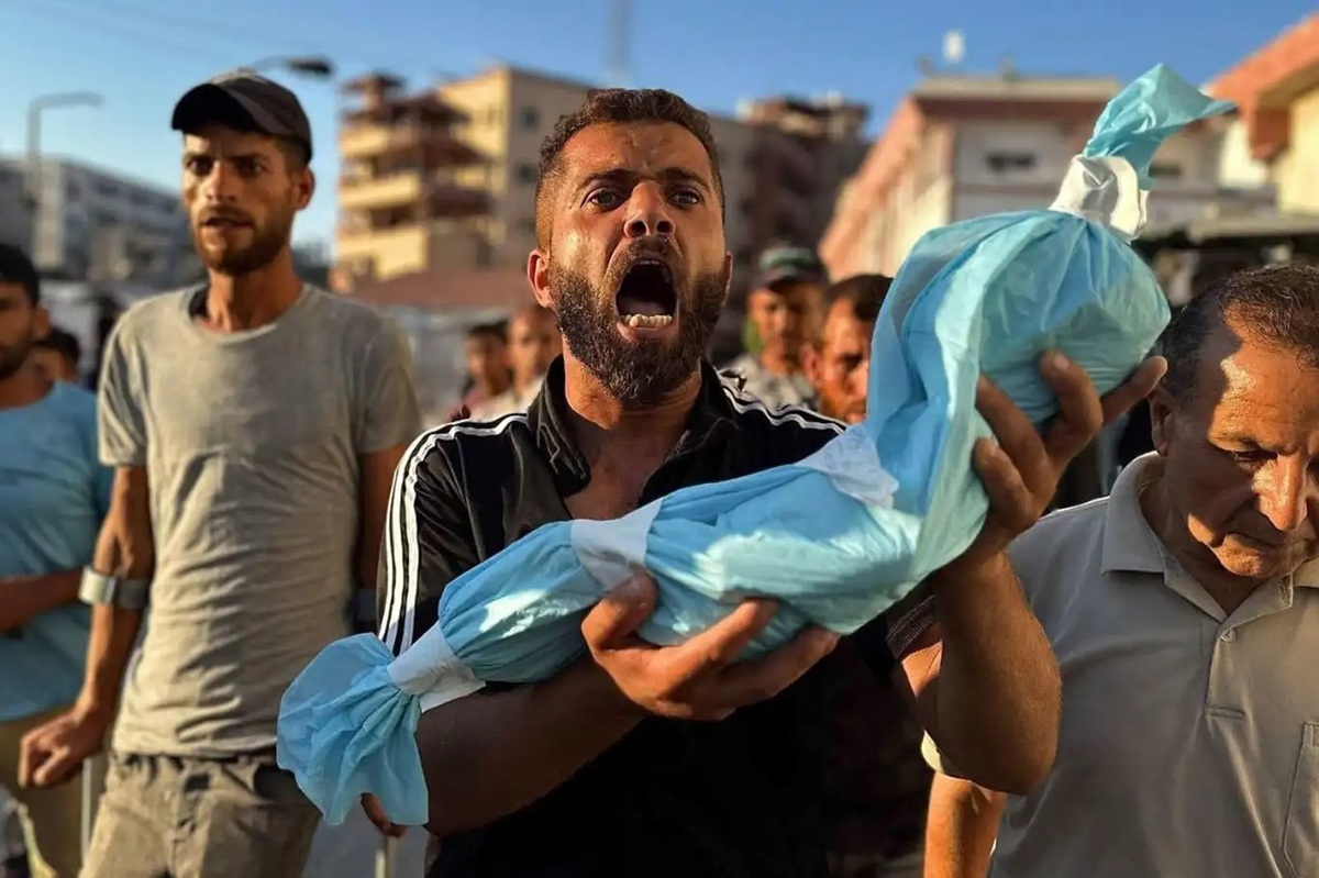 بزرگترین مراسم تشییع پیکر شهدا در غزه امروز برگزار می‌شود (۱۳ مرداد ۱۴۰۵) + فیلم