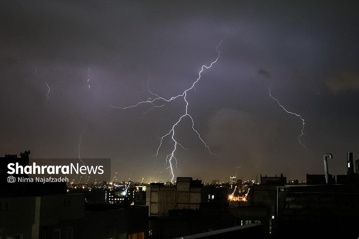 پیش&zwnj;بینی هواشناسی امروز (چهارشنبه، ۱۴ مرداد ۱۴۰۵) | رگبار، رعدوبرق و وزش باد در شمال کشور