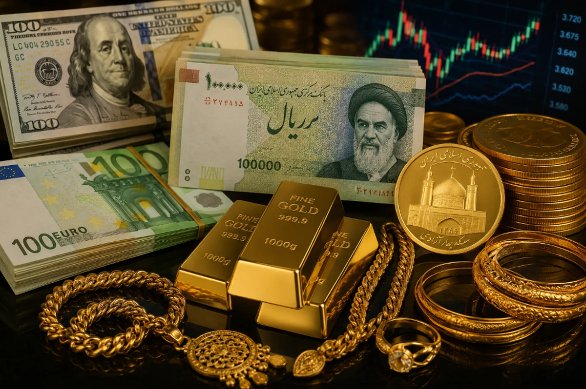 پیش&zwnj;بینی قیمت طلا و دلار فردا (پنجشنبه ۱۵ مرداد ۱۴۰۵) | تلاقی سیگنال&zwnj;های متناقض در بازار طلا و ارز