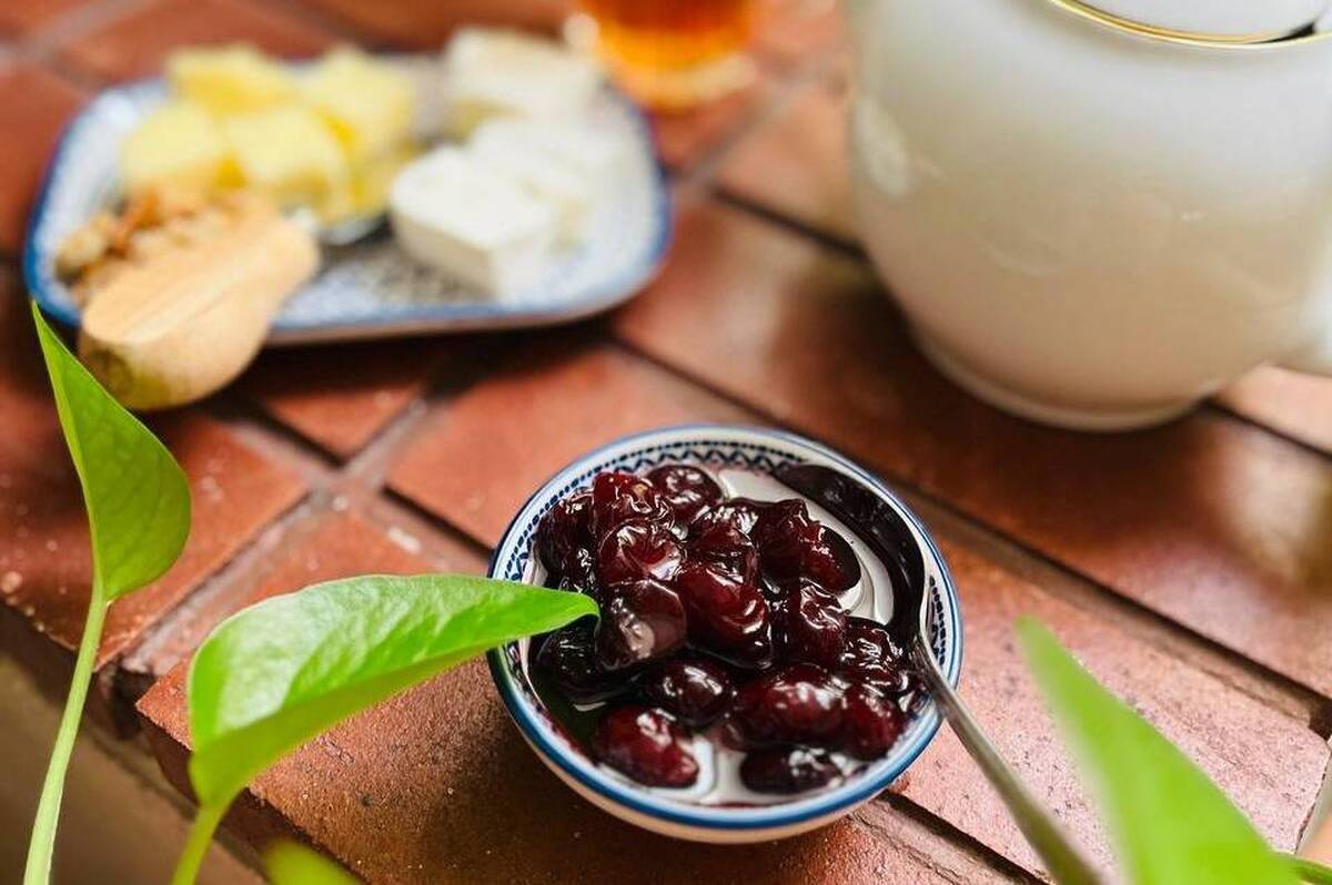 طرز تهیه مربای آلبالو خونگی در منزل + فیلم