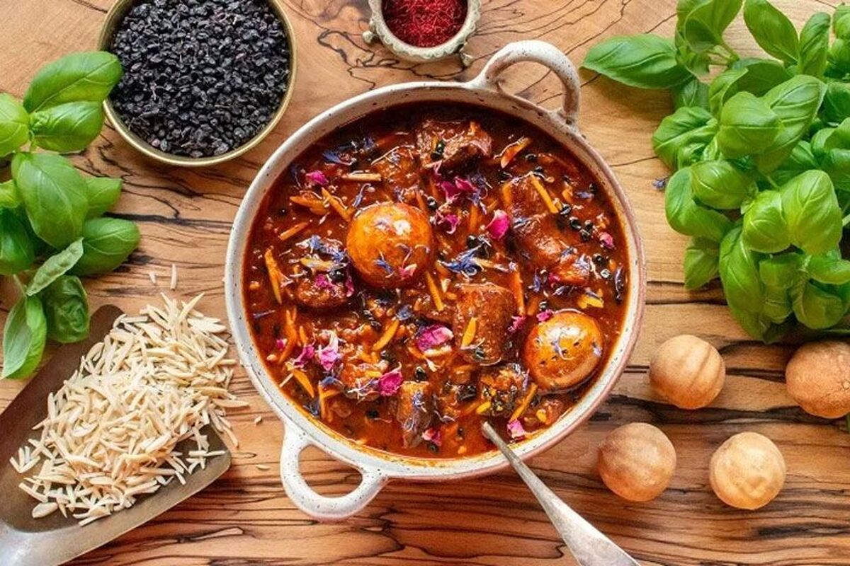 طرز تهیه خورش خلال کرمانشاهی +نکات و فوت وفن‌ها