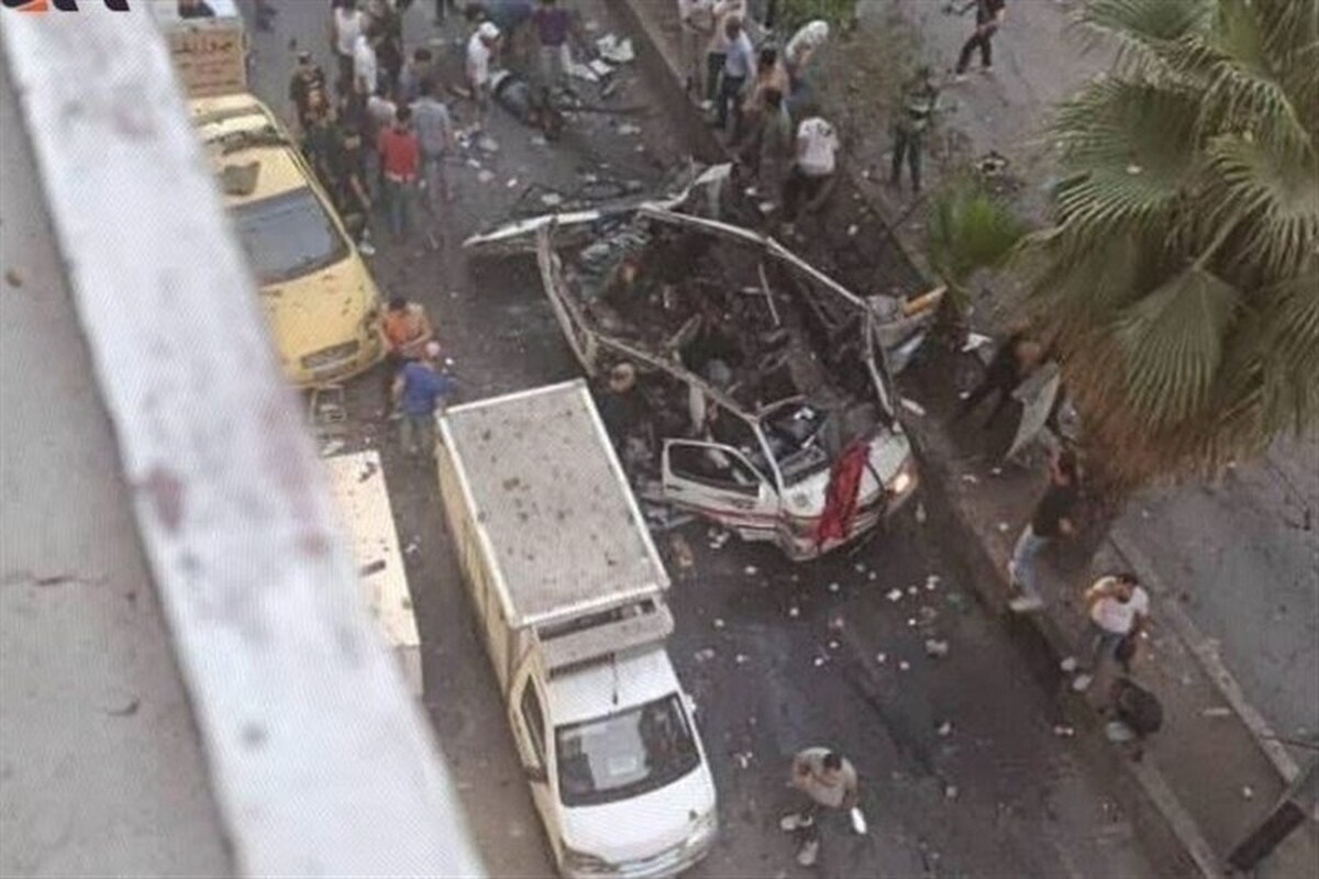 انفجار خودروی بمب‌گذاری شده در حومه دمشق (۱۵ مرداد ۱۴۰۵)