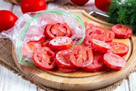 خانه‌داری | نگهداری گوجه‌فرنگی در فریزر، بهترین و اقتصادی‌ترین راهکار است
