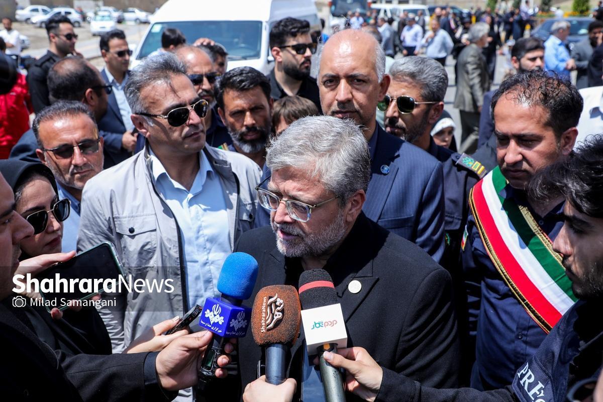 شهردار مشهد مقدس: روند اجرای پروژه‌ها مستمر و قوی ادامه دارد | افتتاح دوربرگردان شرقی ابوطالب در هفته آینده + فیلم