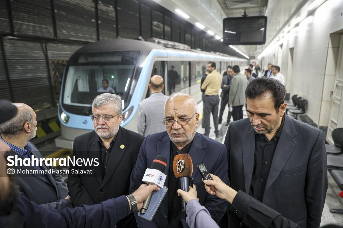 رئیس شورای اسلامی شهر مشهد مقدس: ایستگاه بسیج خط سه مترو یک سال زودتر به بهره‌برداری رسید