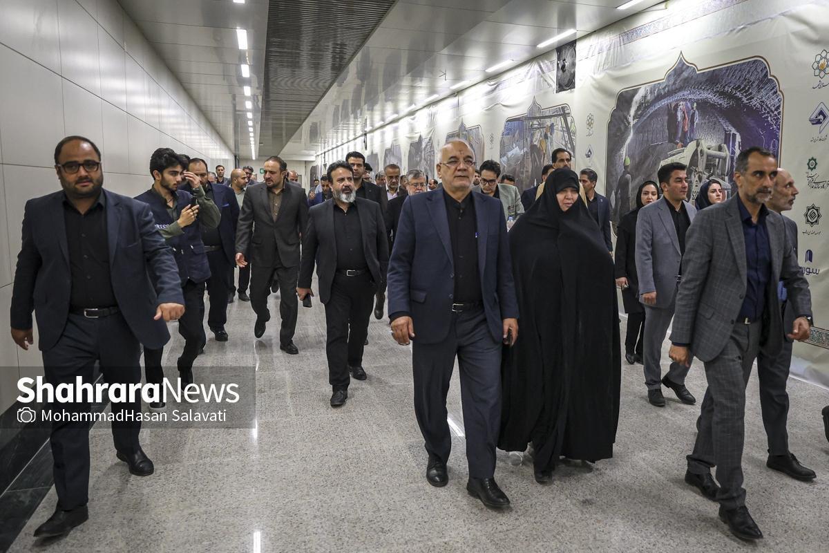 رئیس کمیسیون بانوان و خانواده شورای اسلامی شهر مشهد: مترو برای آینده مشهد است