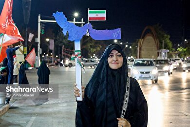 گزارش تصویری | یکصدوشصت‌ودومین شب حضور مردم مشهد در خیابان