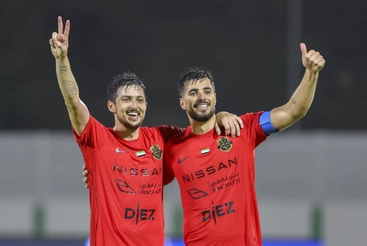 بازتاب درخشش آزمون و عزت اللهی در رسانه اماراتی