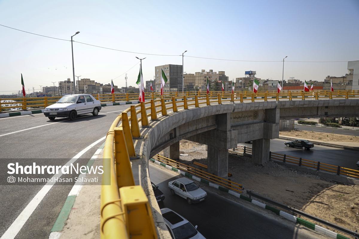 دوربرگردان غیرهمسطح شرقی ابوطالب مشهد بهره‌برداری شد + فیلم