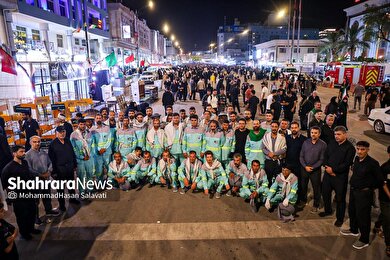 گزارش تصویری | آغاز فعالیت های اربعینی شهرداری مشهد در شهر نجف